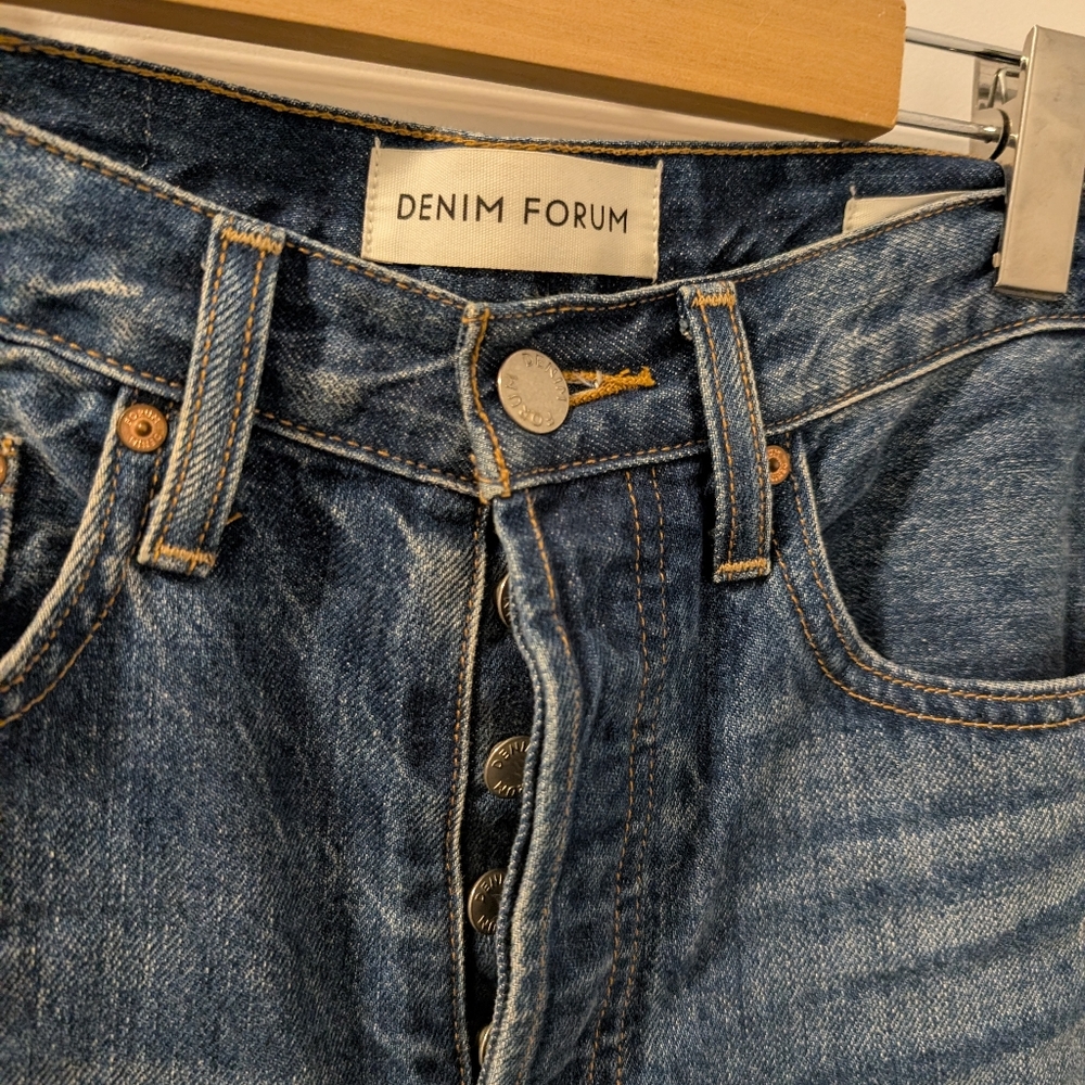 Denim Forum/The Joni High Rise Loose 29L Sz 24 - Picture 5 of 8